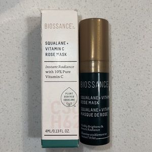 BIOSSANCE Squalane + Vitamin C Rose Mask